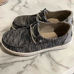 Women’s Wendy Sox Dark Grey Hey Dude Shoes